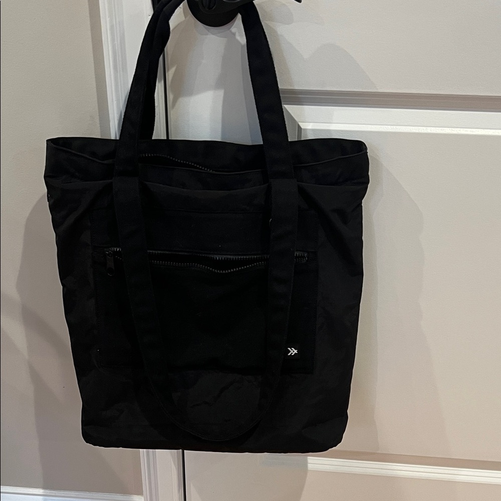 Thread Utility Black Tote Bag
